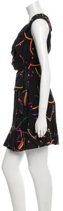 Prada Printed Silk Dress w/ Tags