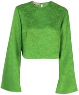 Thumbnail for your product : Andamane Ginza - Flared Sleeves Blouse