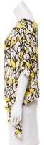 Thumbnail for your product : Robert Rodriguez Silk Abstract Print Top