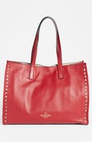 Thumbnail for your product : Valentino 'Medium Rockstud' Leather Tote