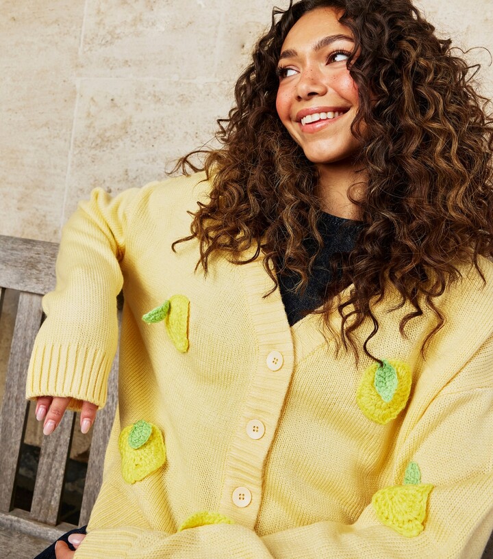 Womens Lemon Cardigan ShopStyle UK