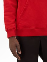 Thumbnail for your product : Givenchy Distressed-logo Print Cotton Hooded Sweatshirt - Red