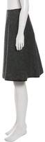 Thumbnail for your product : Chanel Wool-Bend Knee-Length Skirt