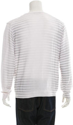 Bally Striped V-Neck Sweater