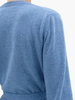 Thumbnail for your product : Brock Collection Ramo Belted Wool-blend Cardigan - Blue