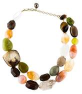 Thumbnail for your product : Philippe Ferrandis Multistone Bead Choker