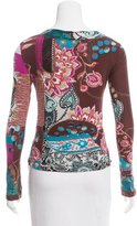 Thumbnail for your product : Blumarine Silk Printed Top