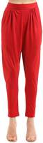 Vionnet Red Satin Trousers 