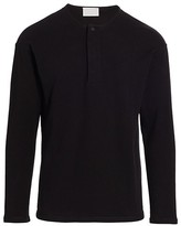 Thumbnail for your product : FEAROFGODZEGNA Long-Sleeve Quarter-Button T-Shirt