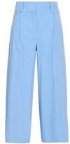Thumbnail for your product : Diane von Furstenberg Pleated Linen-blend Culottes