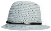 Thumbnail for your product : Catarzi Exclusive to ASOS Honeycomb Trilby Hat with Tan Trim