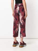 Thumbnail for your product : Moncler cropped floral trousers