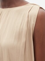 Thumbnail for your product : CARL KAPP Claudine V-neck Voile Top - Nude