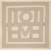 Thumbnail for your product : Totême Beige Striped Monogram Scarf
