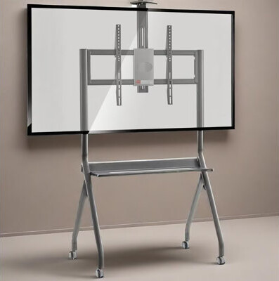 JYXCN Deluxe Interactive Whiteboard Stand | Fits 42-75 Inch Boards, Dual-Wheel Locking System, Scratch-Resistant Finish