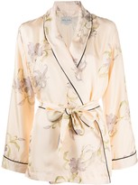 Thumbnail for your product : Forte Forte Floral-Print Silk Jacket