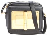 Thumbnail for your product : Tom Ford black leather zip top 'Natalia' crossbody bag