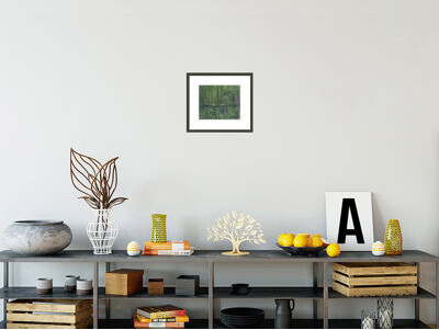 1000Museums Trees and Undergrowth by Vincent van Gogh -Framed Giclee Print