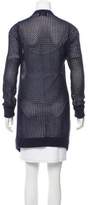 Thumbnail for your product : Allude Long Sleeve Open-Knit Cardigan