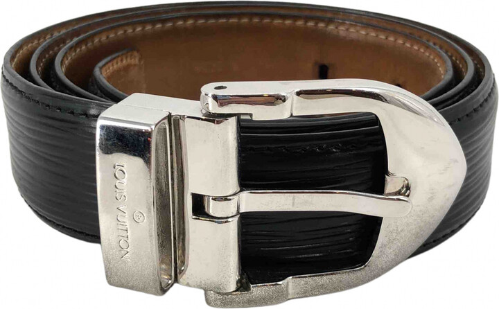 Mens Belt Strap Replacement For Louis Vuitton Buckle Men Black Real Le –  BeltsForBuckles