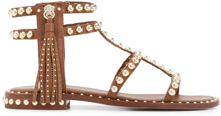 embellished gladiator sandals