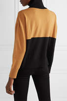Thumbnail for your product : Akris Color-block Cashmere Turtleneck Sweater - Black
