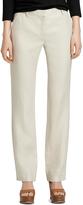 Thumbnail for your product : Brooks Brothers Petite Linen Straight Leg Pants