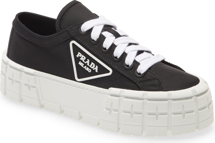 Prada Logo Lug Platform Sneaker - ShopStyle