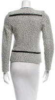 Thumbnail for your product : IRO Textured Leather-Trimmed Jacket