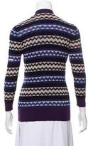 Thumbnail for your product : Tory Burch Long Sleeve Wool Cardigan