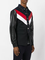 Thumbnail for your product : DSQUARED2 denim and leather jacket