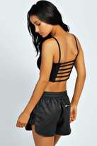 Thumbnail for your product : boohoo Fern Cage Back Strappy Bralet