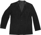 Thumbnail for your product : Moreschi Black Suede Blazer Jacket