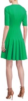 Thumbnail for your product : Akris Pleated-Crepe 1/2-Sleeve Dress