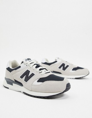 New Balance 570 trainers in stone - ShopStyle Sneakers & Athletic ...