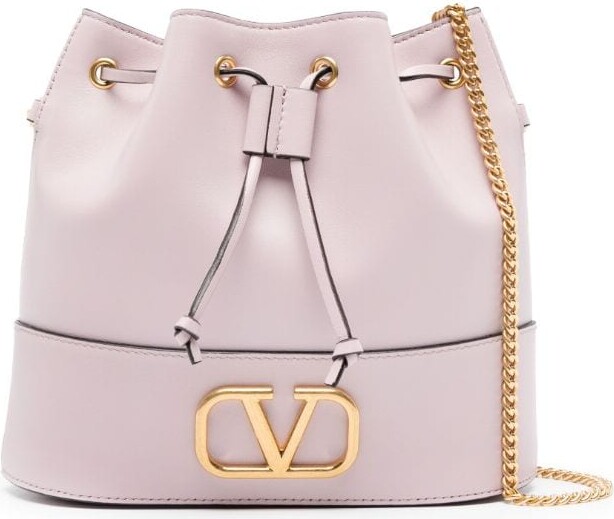 Valentino Garavani Vlogo Signature Chain Bucket Bag