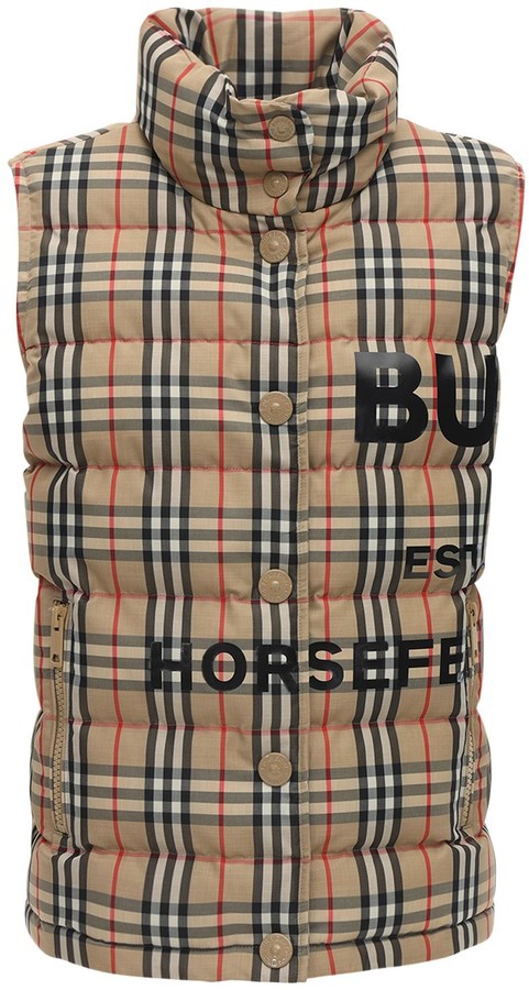 burberry down vest