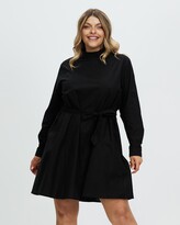 Thumbnail for your product : Atmos & Here Atmos&Here Curvy - Women's Black Mini Dresses - Kyla Mini Dress - Size 18 at The Iconic