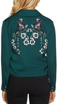 Thumbnail for your product : 1 STATE Embroidered Back Lightweight Jacket