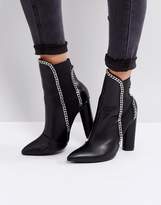 Thumbnail for your product : PrettyLittleThing Chain Detail Boot