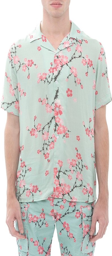 Cult of Individuality Floral Camp Shirt