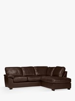 Thumbnail for your product : John Lewis & Partners Camden 5+ Seater RHF Chaise Corner End Leather Sofa