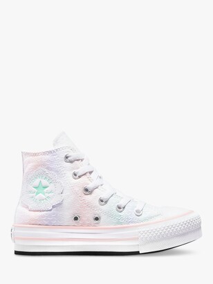 Converse Children's Chuck Taylor All Star Lift Platform Mermaid Scales High Top Trainers