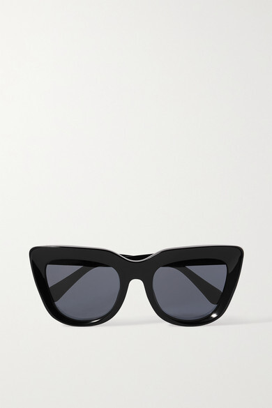 Stella McCartney - Cat-eye Acetate Sunglasses - Black
