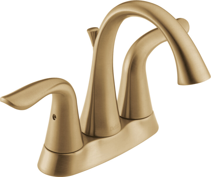 Delta Lahara Two Handle Centerset Bathroom Faucet in Champagne Bronze 2538-CZMPU-DST