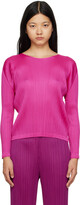 Thumbnail for your product : Pleats Please Issey Miyake Pink Monthly Colors December Long Sleeve T-Shirt