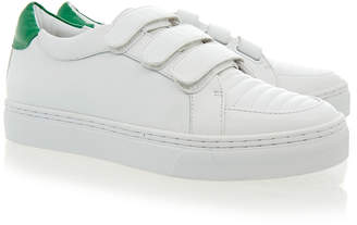 Senso Abigail Spearmint Green and White Calf Nappa Sneakers