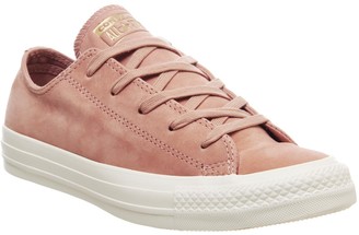 converse all star low leather egret rose gold exclusive