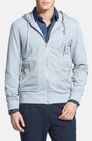 Thumbnail for your product : Michael Kors Full Zip Hoodie with Nylon Detail