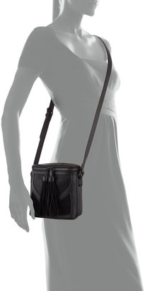 French Connection Heidi Faux-Leather Crossbody Bag, Black
